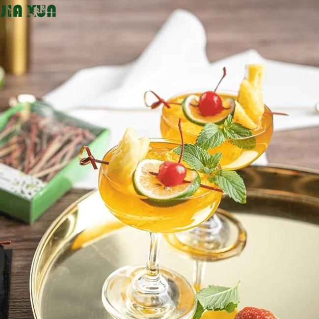 mini appetizer skewers and cocktail bamboo picks